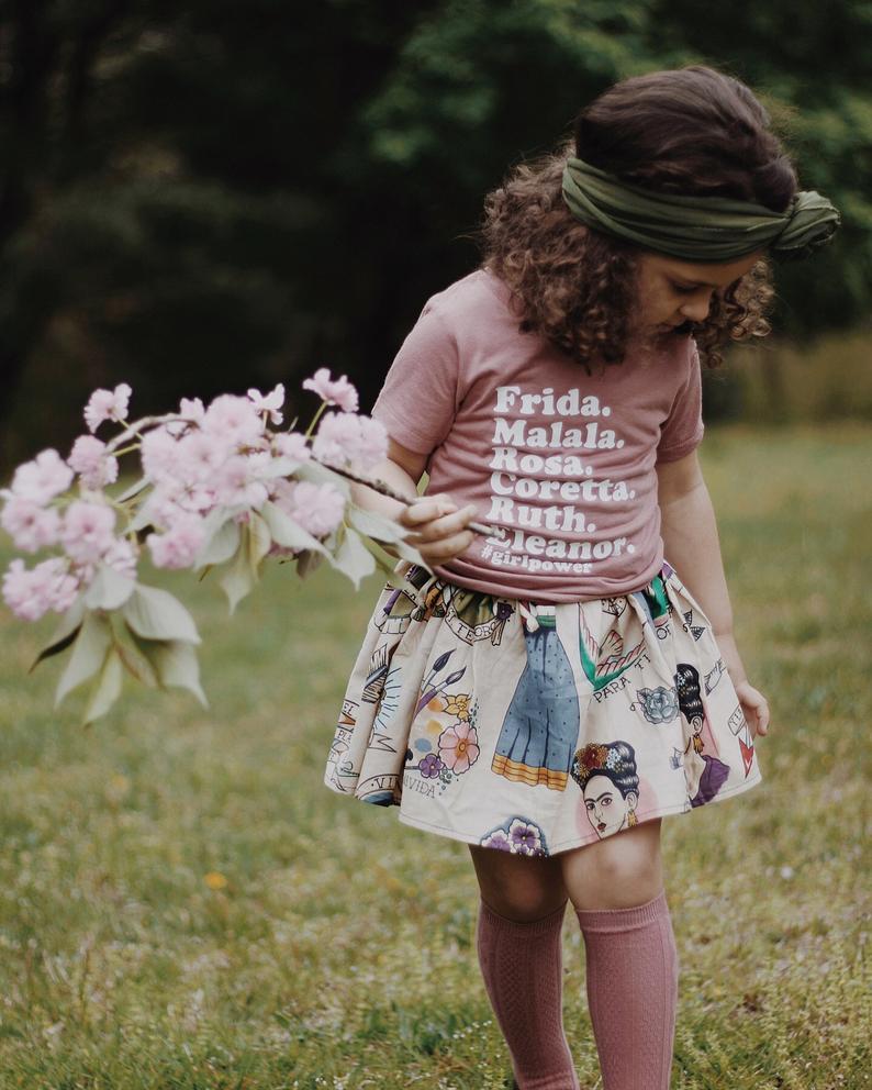 Girl power tee shirt by Kal and Co. | The Coolest Birthday Gifts for 5 year olds