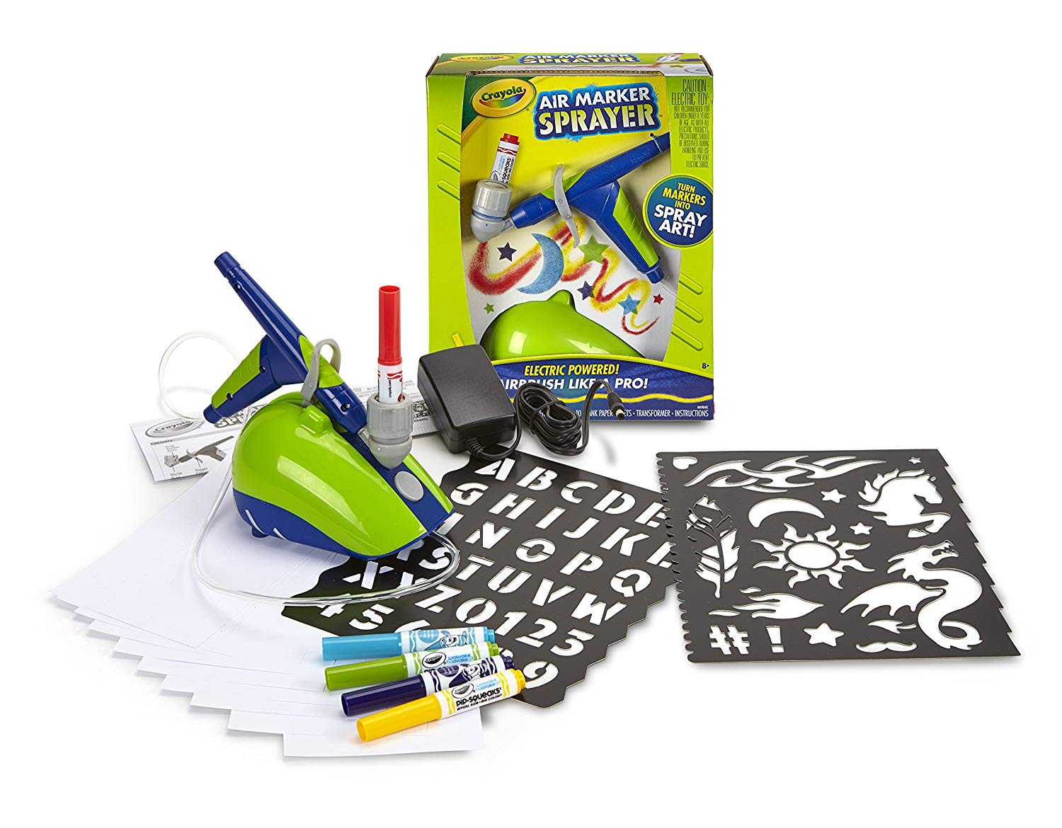 Cool kids' gifts under $15: Crayola marker airbrush spray kit