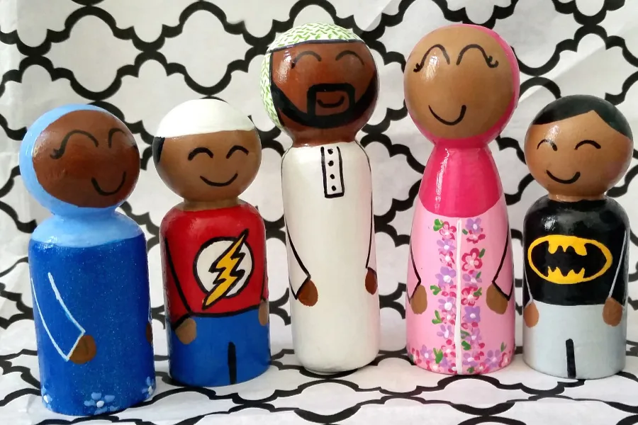 We found wonderfully diverse dollhouse dolls: Multicultural, multiracial, differently-abled and more.