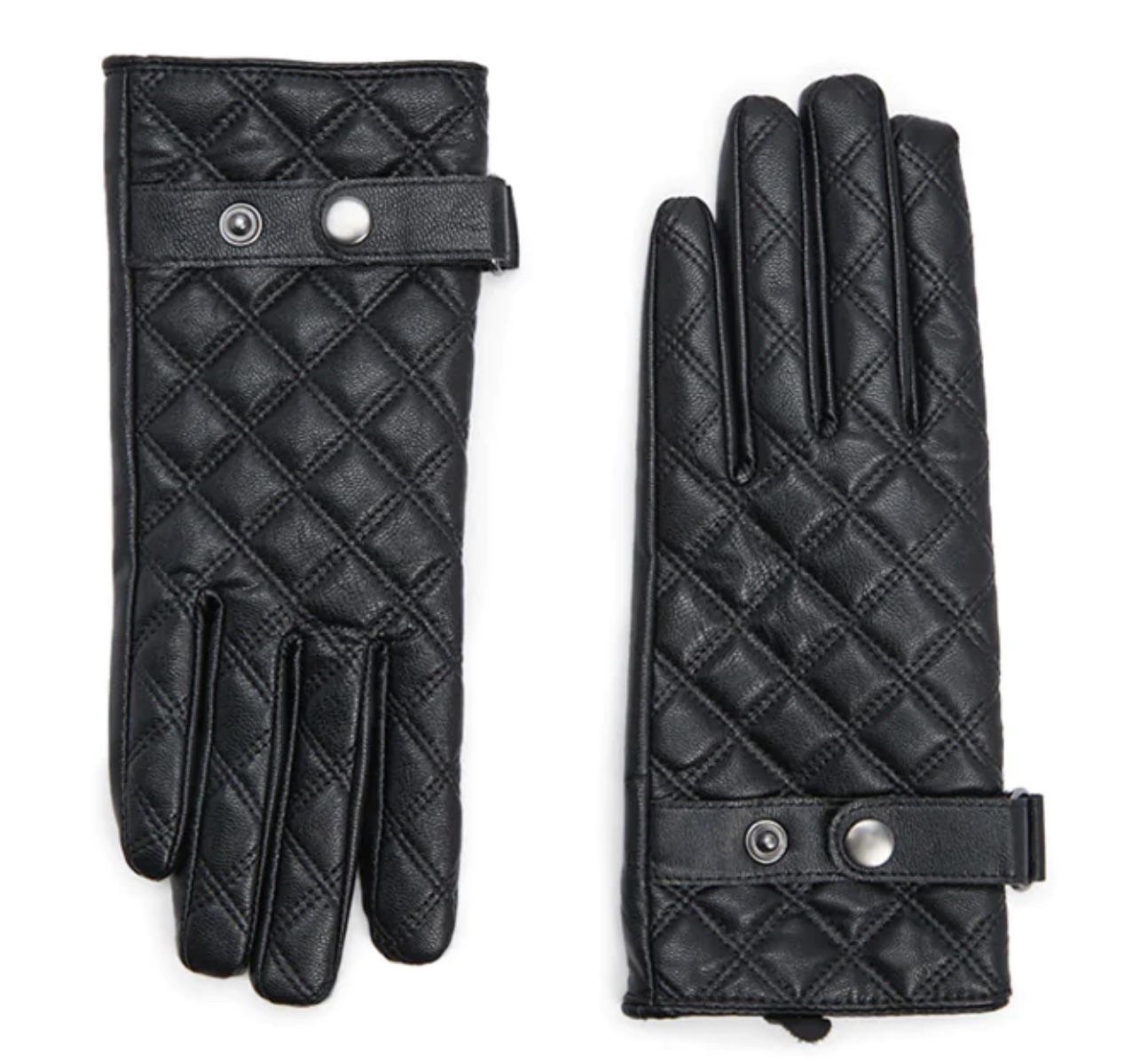 Quilted faux leather gloves at H&M: Cool gifts under $15