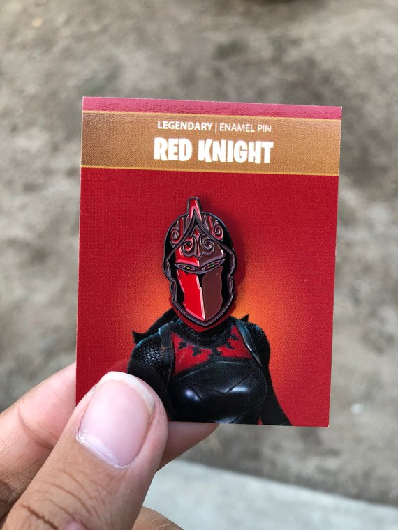 Cool Fortnite gifts: Red Knight enamel pin