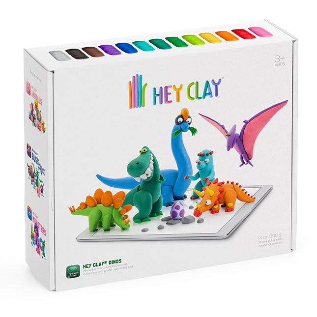 Cool kids' gifts under $15:  Hey Clay Dinosaur ( or other animals) kits