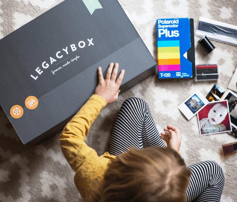 Special grandparent gift ideas for the holidays: Legacy box preserves all your family media and digitizes it