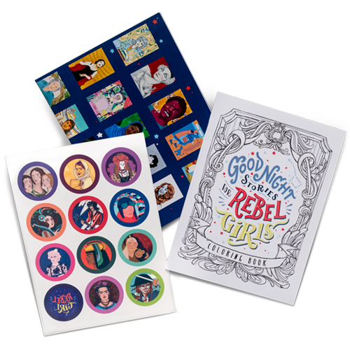 Goodnight Stories for Rebel Girls activity kit: cool gifts for kids under $15