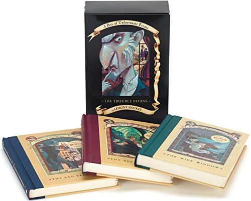 Cool gifts for tween boys (and girls): A Series of Unfortunate Events box set, vols 1-3