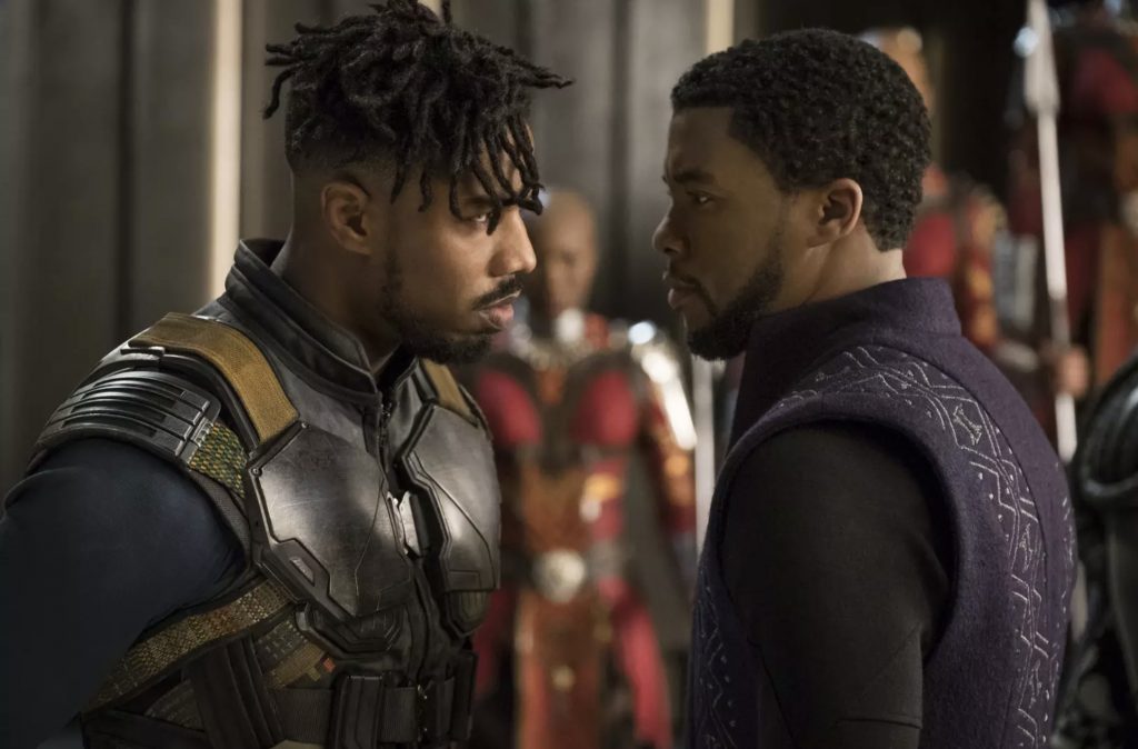 The wonderful diversity of 2018 movie heroes: T'Challa and Killmonger in Black Panther