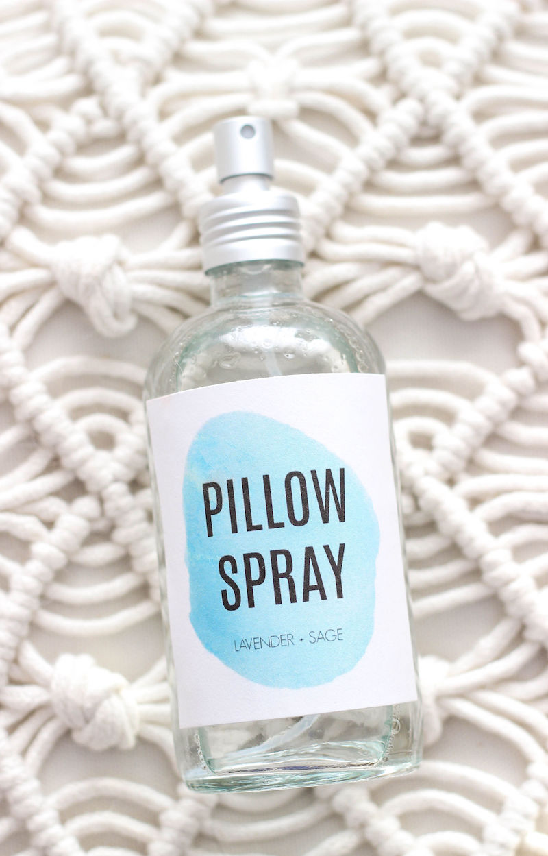 DIY Christmas gifts from the kids: Lavender pillow spray at Purely Katie