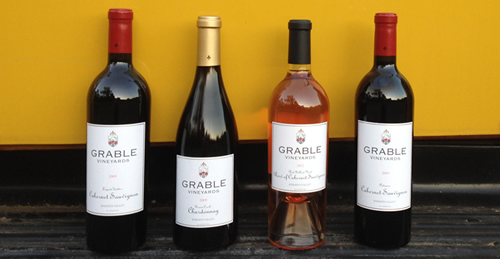 Grable Vineyards wines: 50% of select Magnums of their wines are supporting the first responders at the Camp fires