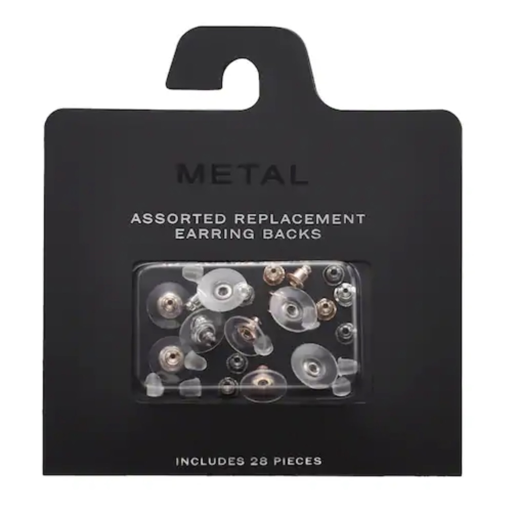 Pack of replacement earring backs: Practical stocking stuffers