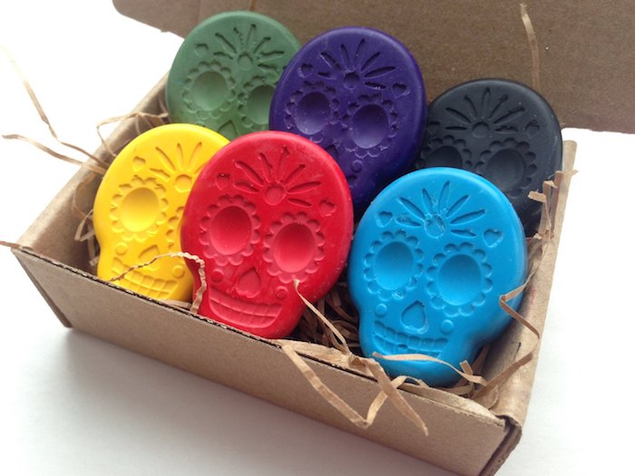 Sugar skull crayons: Cool gifts for kids under $15