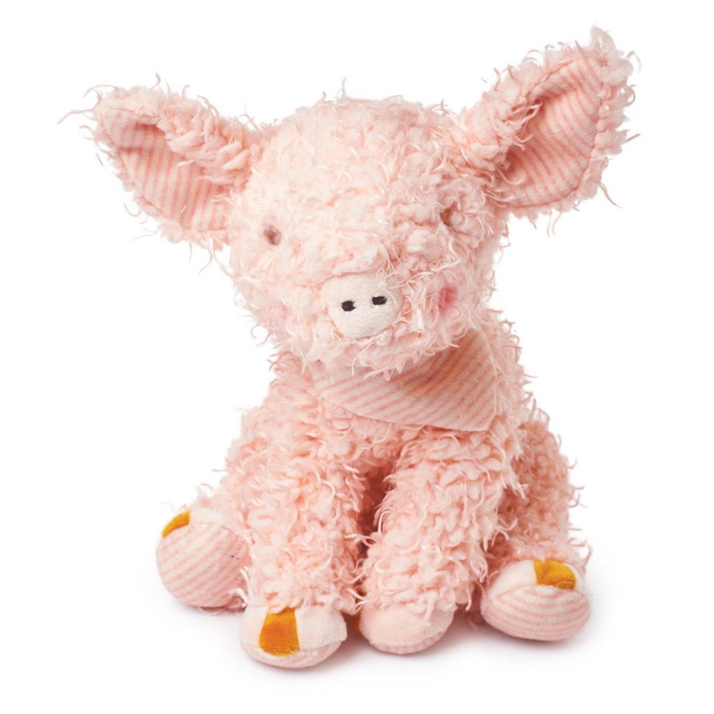 Year of the Pig baby gifts: Scruffy plush pig