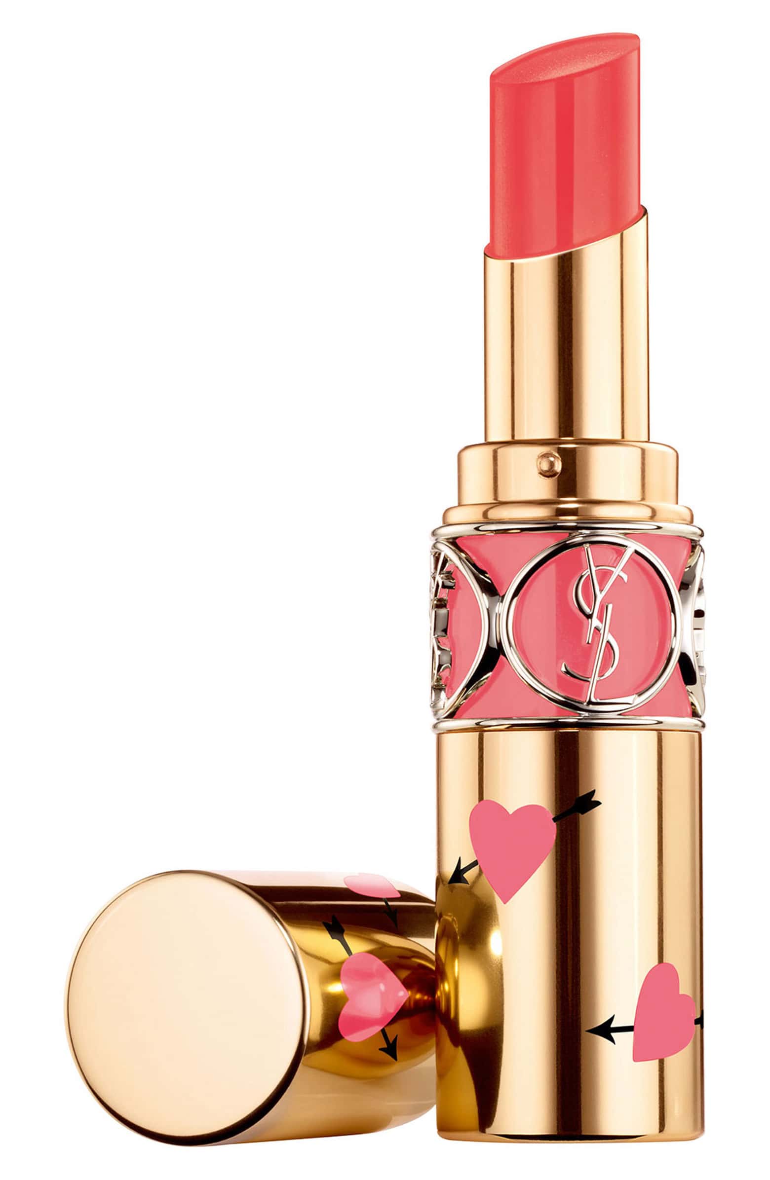 Lovely Living Coral accessories to celebrate the 2019 Pantone color of the year: YSL coral lipstick | Nordstrom