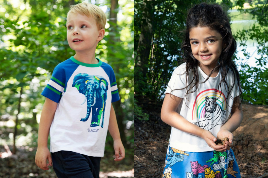 The new clothing line that lets kids protect endangered species in style.
