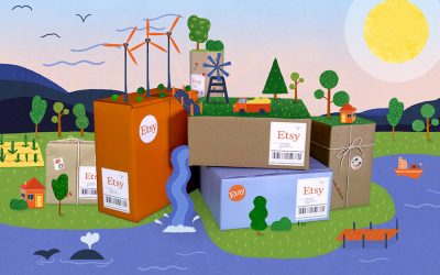 Shopping at Etsy now helps saves the environment in a big way.