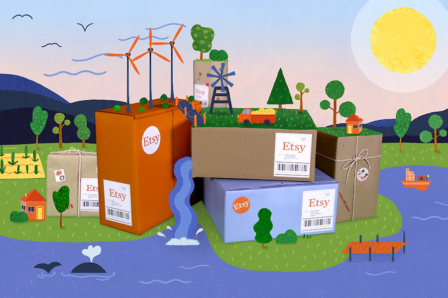 Shopping at Etsy now helps saves the environment in a big way.