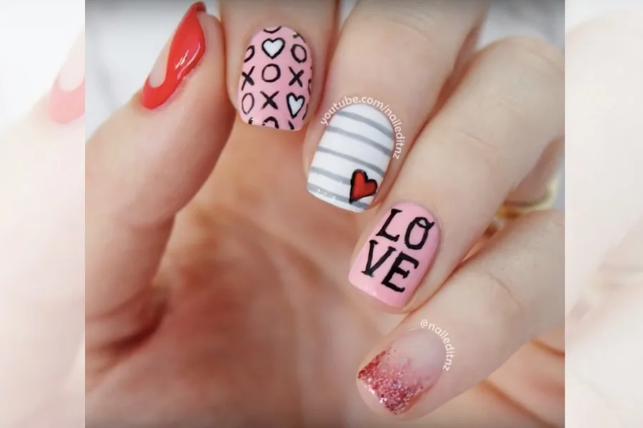 Valentine’s Day nails: 7 fun, fairly easy ideas to get your fingers feeling the love