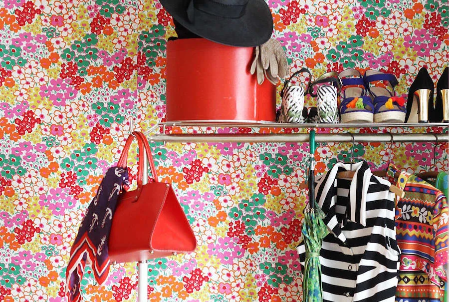 Home decor inspiration: How to hang fabric on your walls instead of wallpaper
