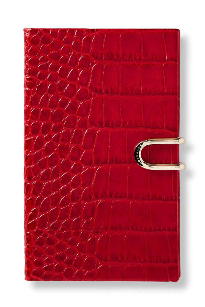 Practical Valentine's Day gifts for her: A high-end agenda or travel journal from Smythson