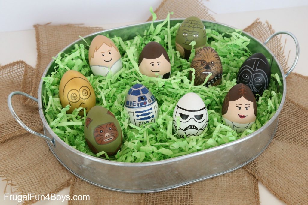 Easter egg ideas for tweens and teens: Star Wars Easter eggs | Frugal Fun 4 Boys and Girls