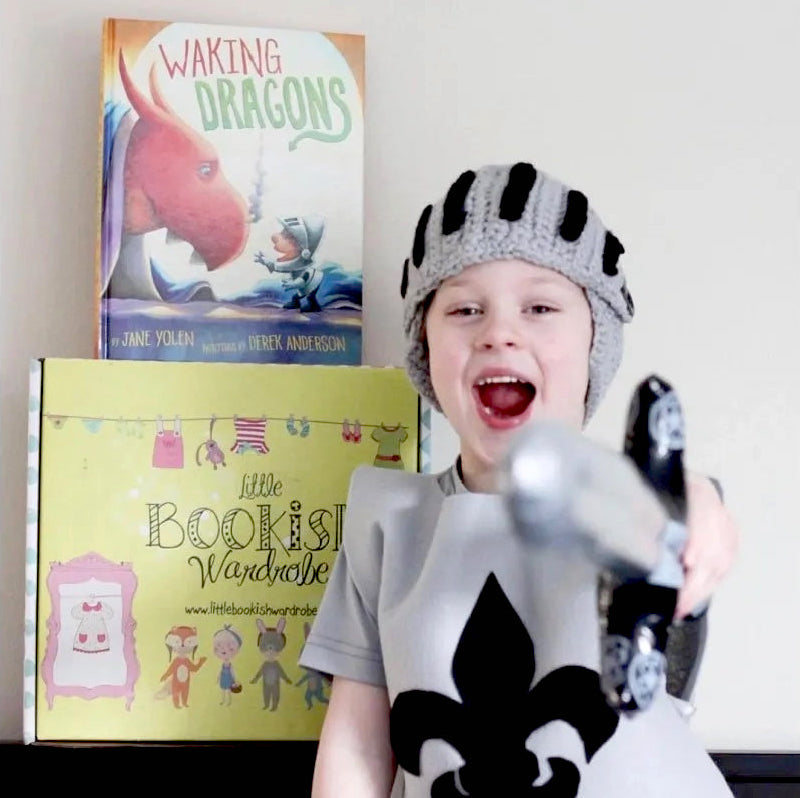 Bookish Wardrobe Subscription Box for Kids comes with a costume themed for each book!