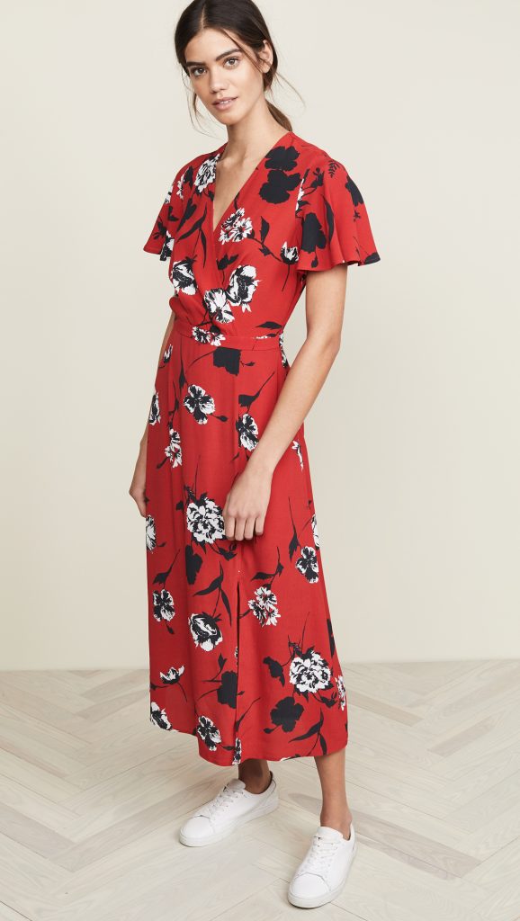 Spring 2019 fashion trends: Floral wrap dresses like this Yumi Kim Milan dress