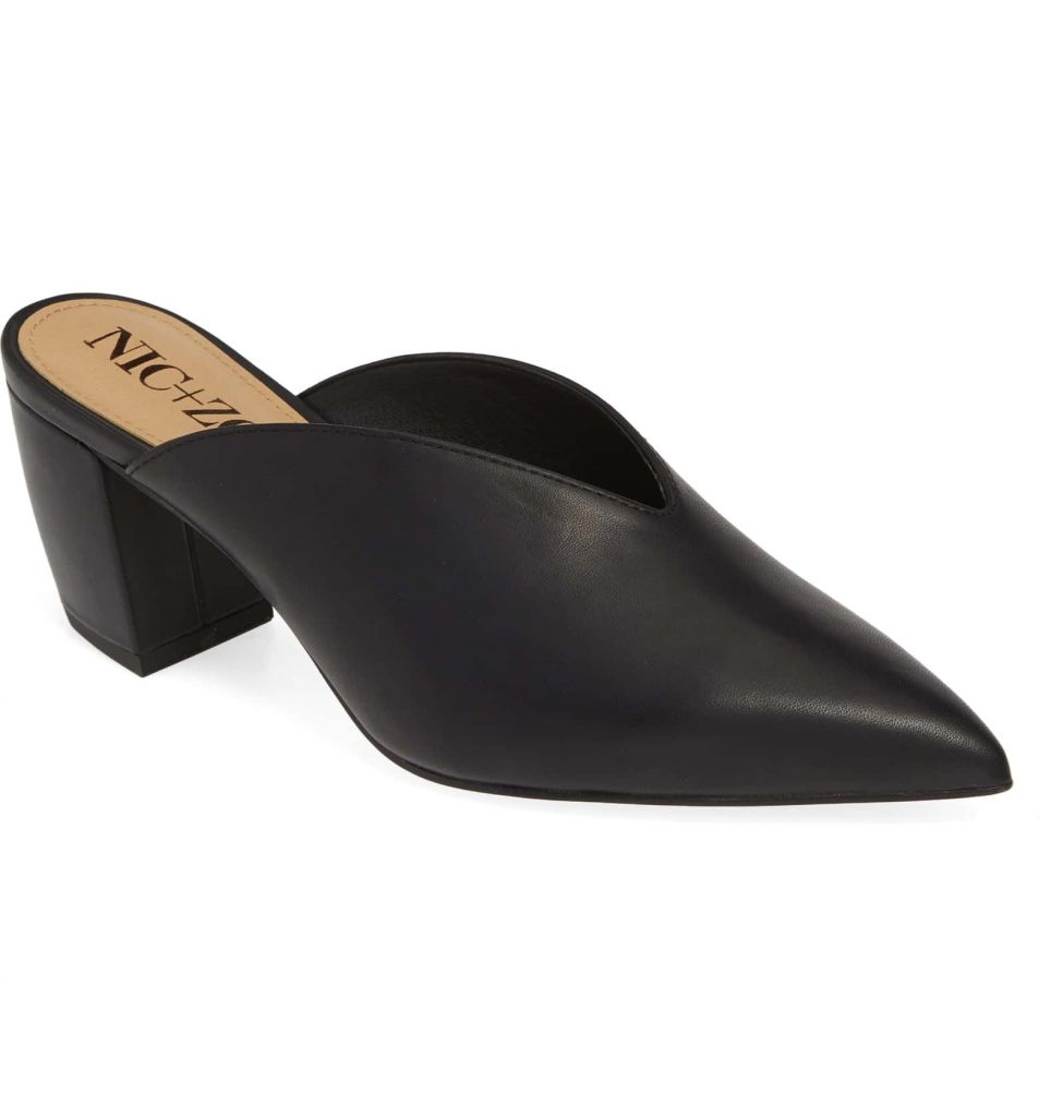 V-cut shoes like these Nic + Zoe V-Cut Calle Mules at a great price