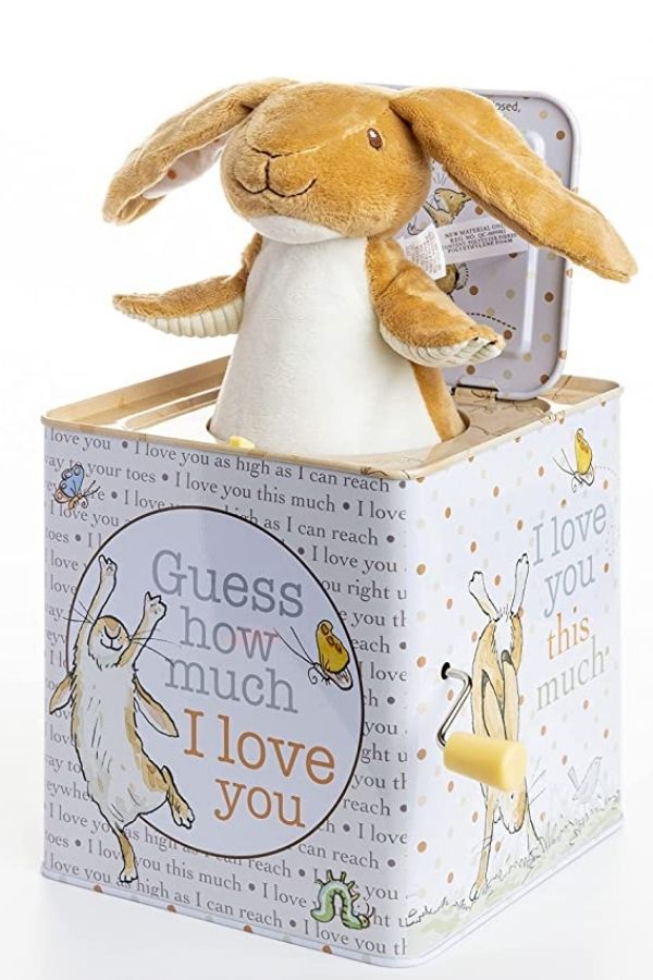 Babies and toddlers will love this bunny music box for Easter