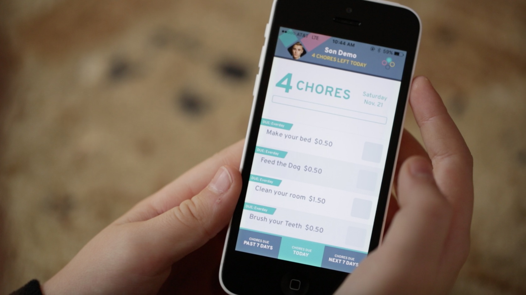 The Chore Check app helps parents monitor chores and pay allowances | sponsor