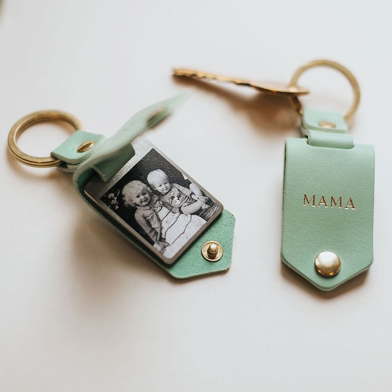 Mother's Day personalized gifts for grandmothers: Photo keychain at Create Gift Love