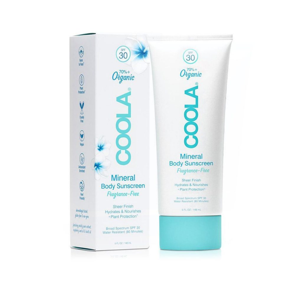 Best mineral sunscreen splurges and saves: Coola Mineral Body or Face formulas are wonderful!