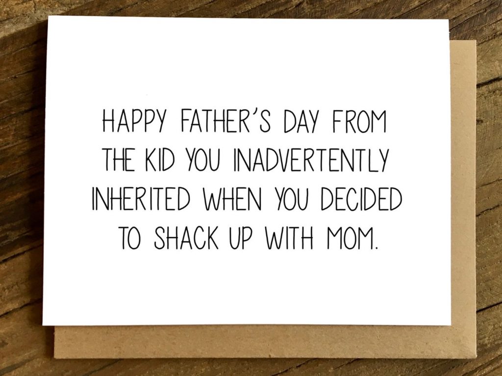 Funny Father's Day cards for a Stepfather