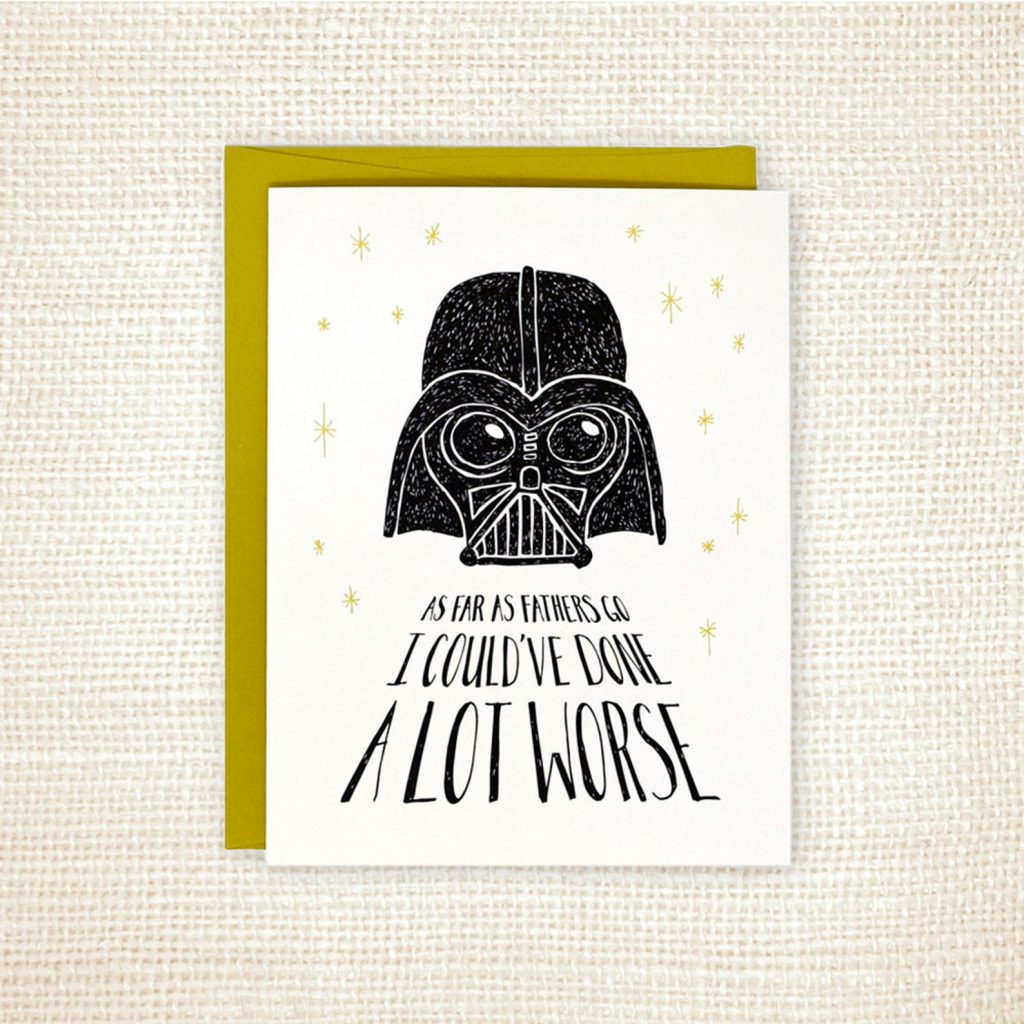 Funny Father's Day cards: Star Wars
