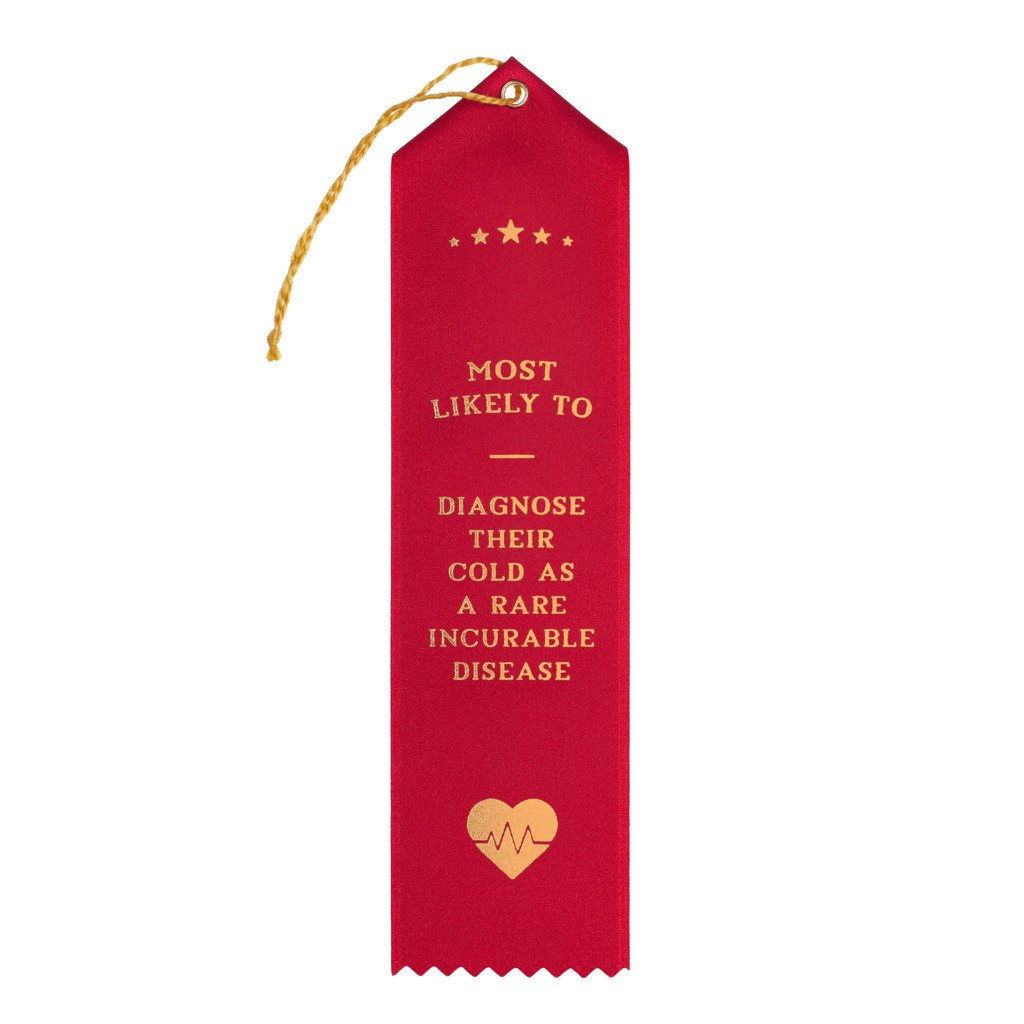 Funny award ribbons: WebMD Award