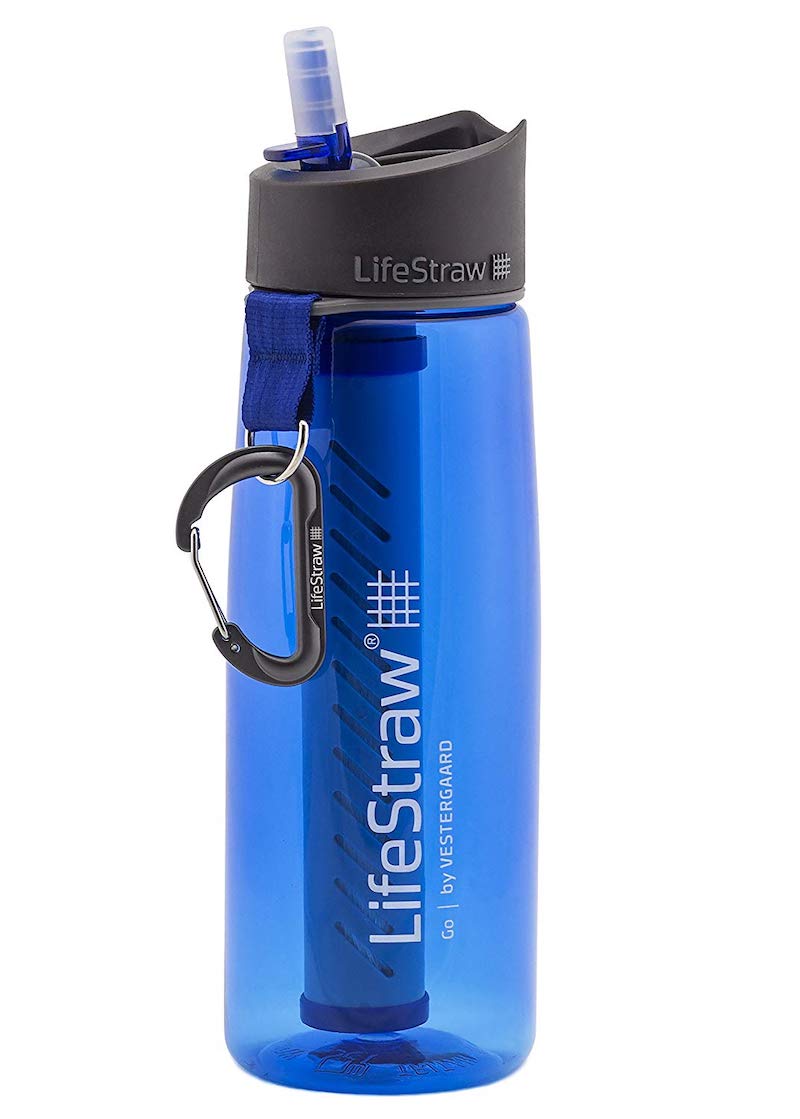 Gifts for dads who love the outdoors: LifeStraw Water Bottle