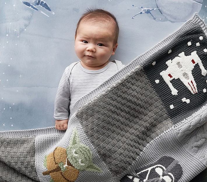 Star Wars sale at PBK: Patchwork baby blanket
