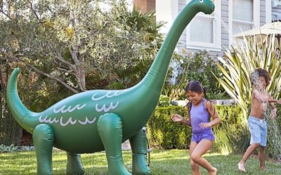 7 crazy lawn sprinklers that will get your kids outside all summer long.