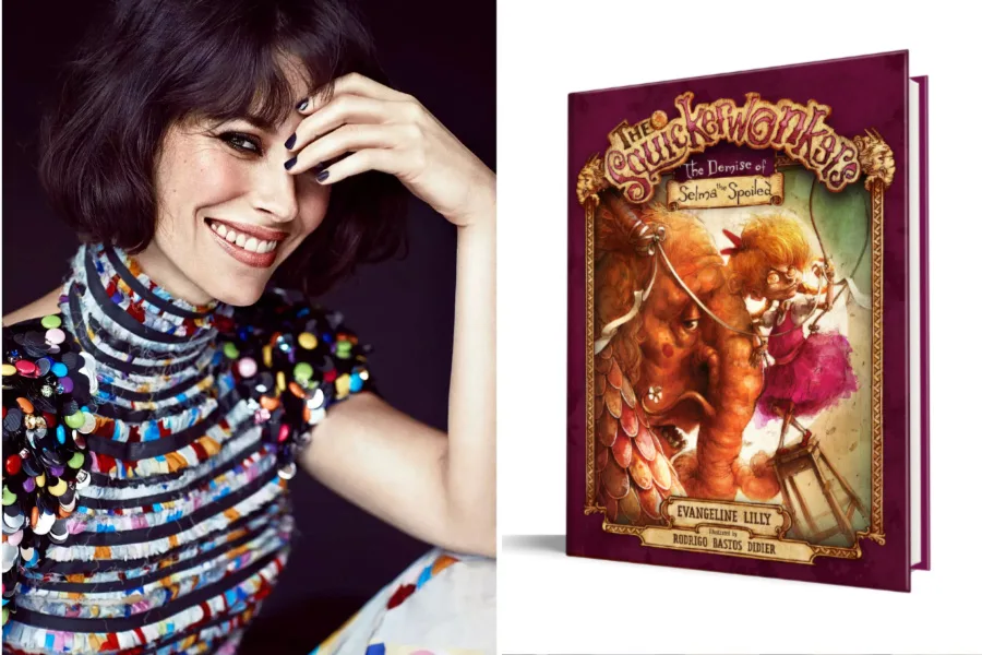 Evangeline Lilly interview on the Spawned Parenting Podcast about her new children's book series, The Squickerwonkers + more!