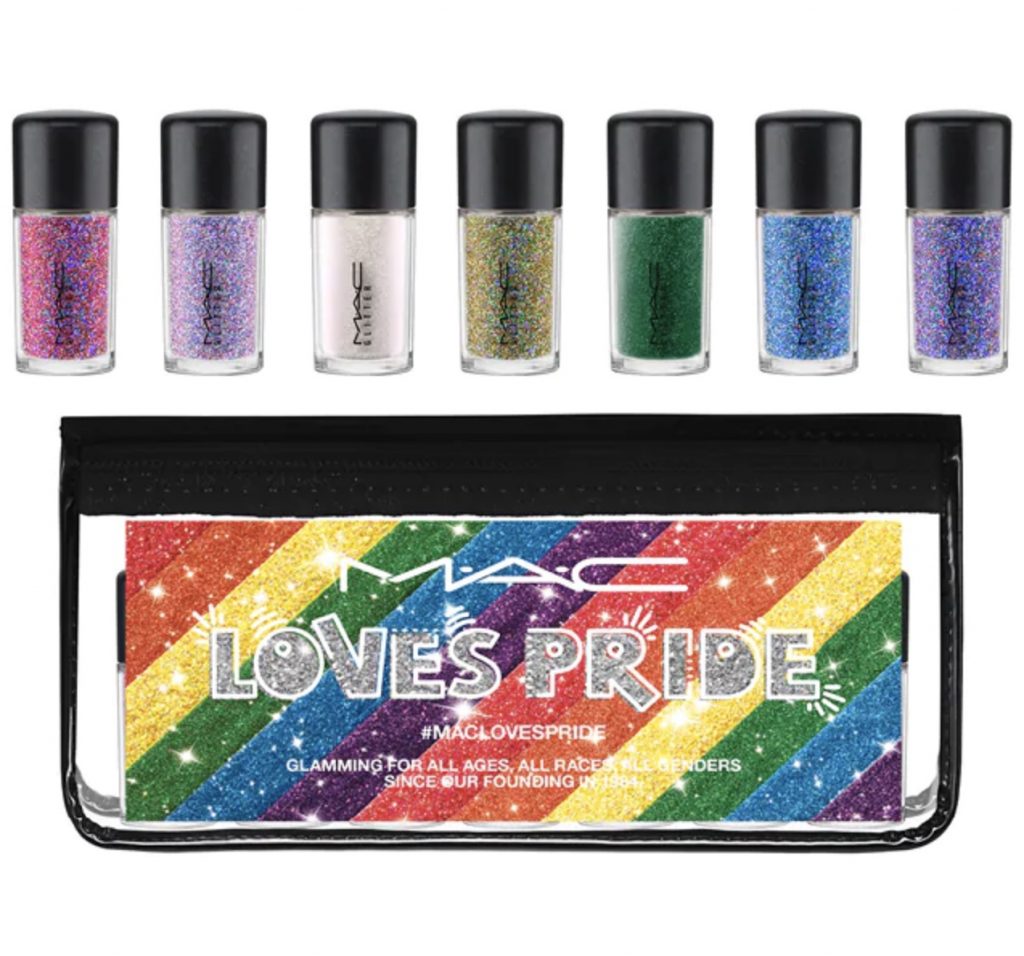 MAC loves pride Glitter Kit: Help support their $500k donation to GLAAD and sponsorship of pride events nationwide