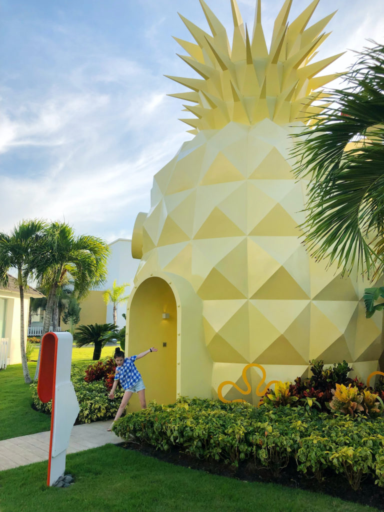 Be sure to visit the pineapple villa at the Nickelodeon resort in Punta Cana! It's insane!