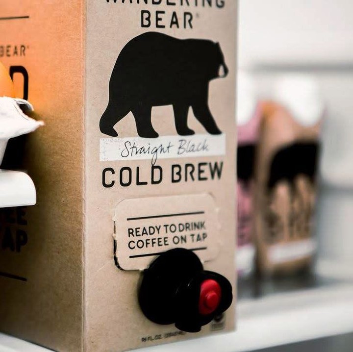 Wandering Bear Cold Brew coffee comes on tap and keeps your fridge organized too!