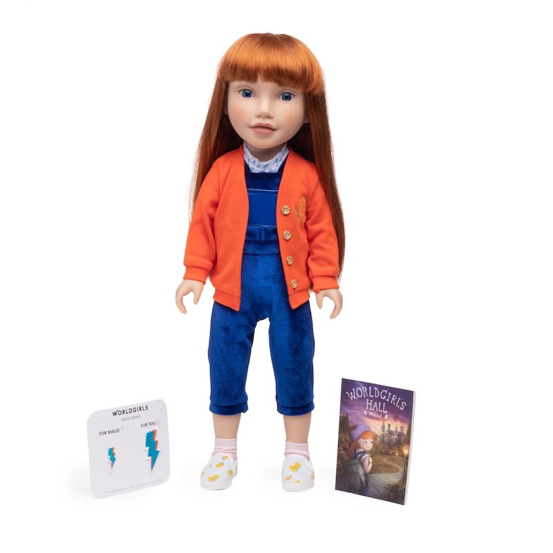 Each Worldgirls doll comes with a book and iron-on patches.