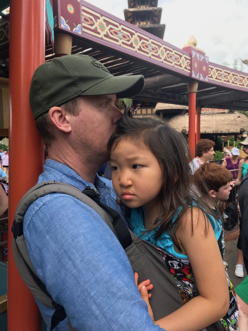 15 things to pack for Disney: A child carrier, even if your child isn't an infant. | Photo (c) Kate Etue for Cool Mom Picks