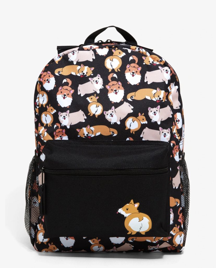Coolest backpacks for grade school: Corgi backpack | Back to school guide 2019 Cool Mom Picks