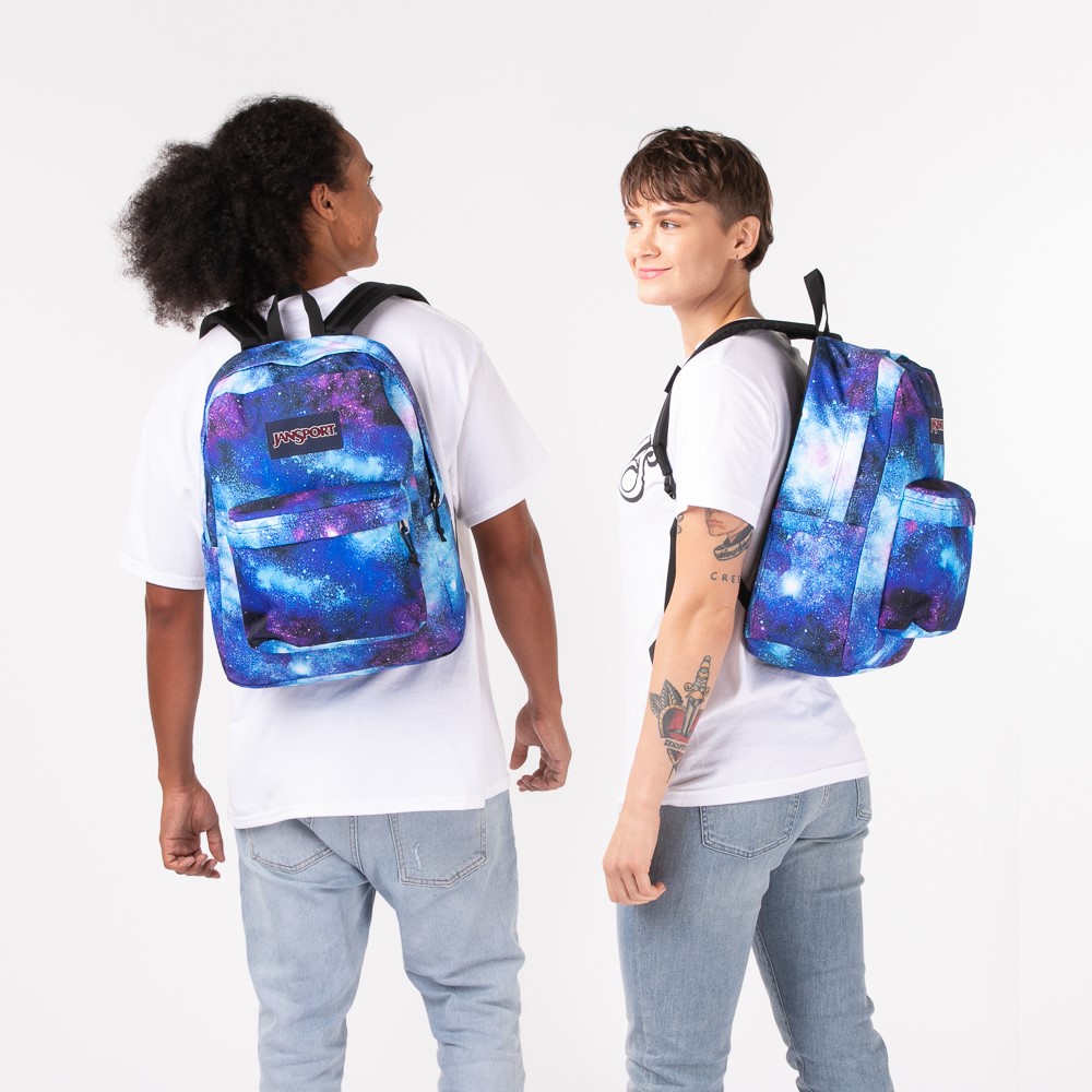 Jansort Super Break backpacks are so durable, affordable, and come in super cool patterns teens love like this galaxy print