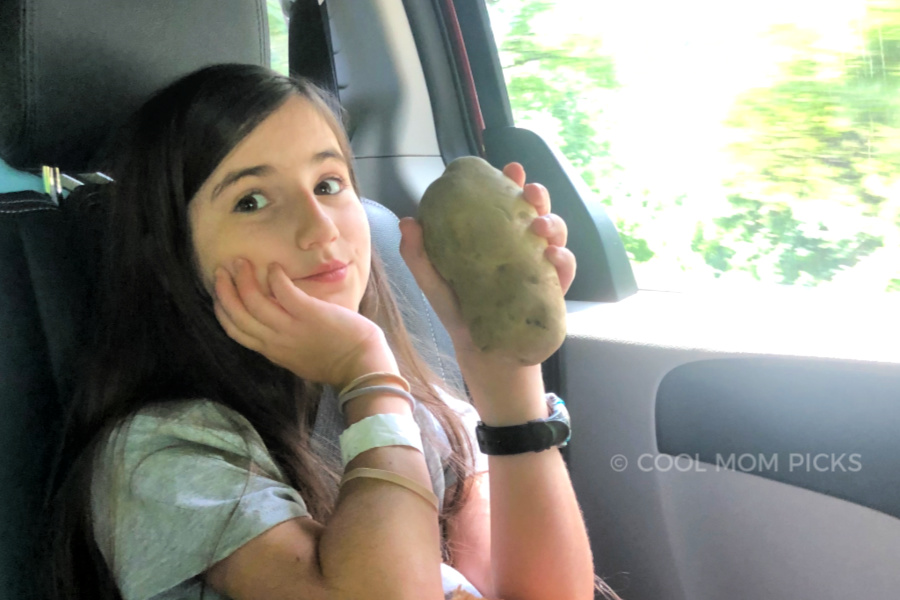 Can holding a potato help prevent car sickness?