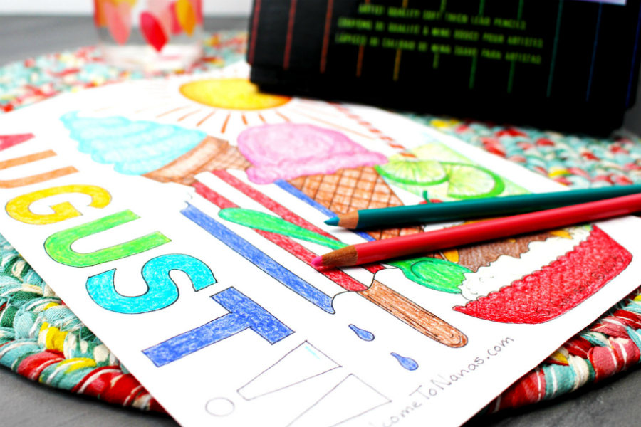 25 beautifully illustrated free printable summer coloring pages for kids. We found them!