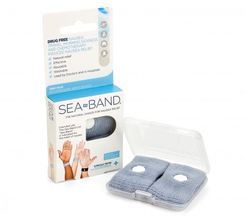 Sea Bands are guaranteed motion sickness relief. We swear by them!
