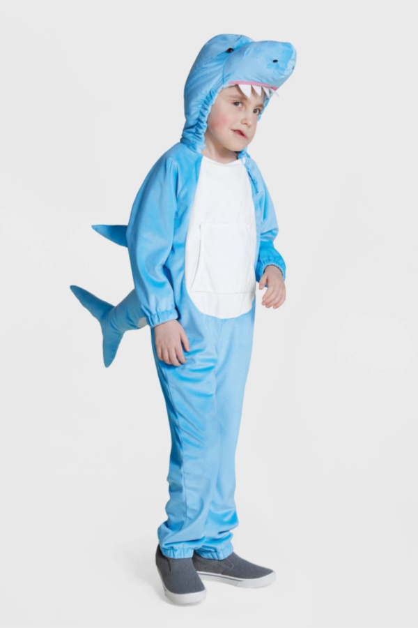 Target adaptive shark Halloween costume designed for sensory issues