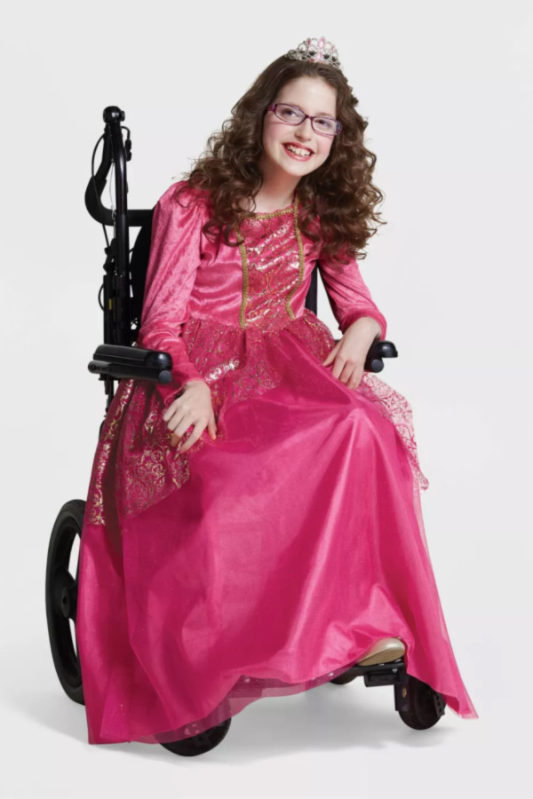 Target adaptive princess Halloween costume is great for differently-abled kids