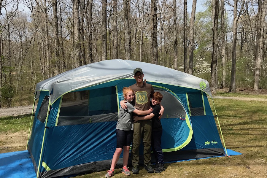 Father's Day gift idea: A backyard campout with the kids | Photo © Kate Etue for Cool Mom Picks